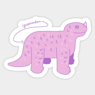 iguanodon Sticker